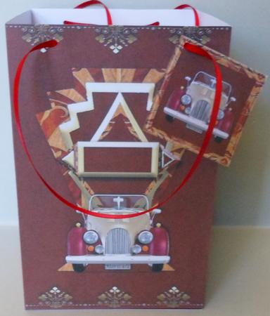 Art Deco Marquetry Gift Bag by Michelle Chivers