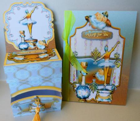 Azura Ballerina Easel Sweetie Dispenser Kit by Michelle Chivers