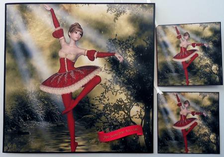 Ballet Dancer Topper by Michelle Chivers