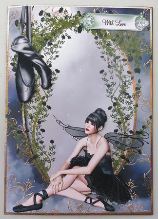 Black Roses Ballerina Fae by Michelle Chivers