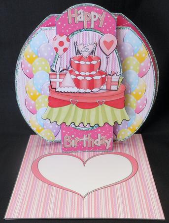 Princess Birthday 4 Fold Card & Envelope by Michelle Chivers