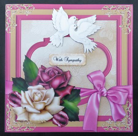 Antique Roses with Doves Mini Kit by Michelle Chivers