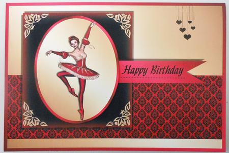 Red Ballerina Qs by Michelle Chivers