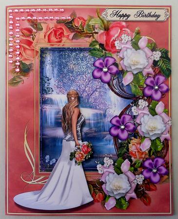 Female Birthday Card or Special Occasion by Michelle Chivers