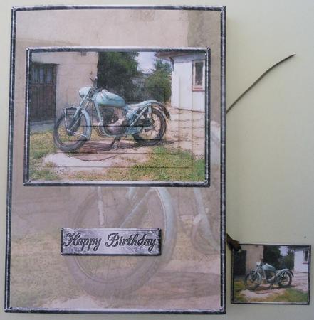 Vintage Motorcycle by Michelle Chivers