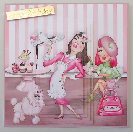 Cafe Scene, with Accident to Happen by Michelle Chivers