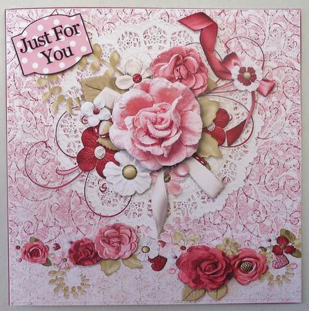 Shabby Chic Vintage Roses Decoupage by Michelle Chivers