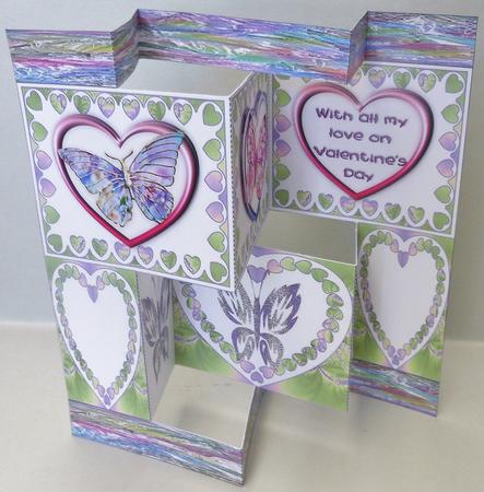 5x7inch Z-fold Butterflies by Michelle Chivers