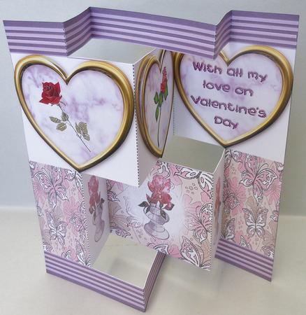 5x7inch Z-fold Roses by Michelle Chivers