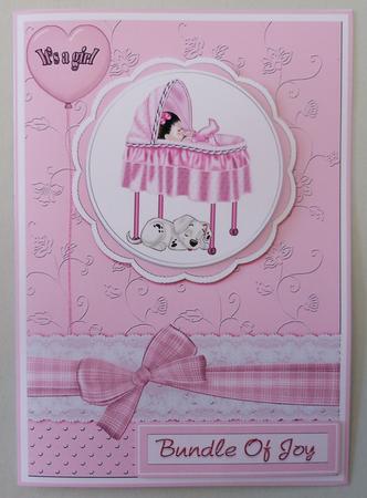 Baby Girl Sleepy Time by Michelle Chivers