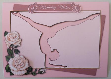 Gymnast Card Topper by Michelle Chivers