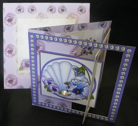 Surprise Card - Pansies by Michelle Chivers