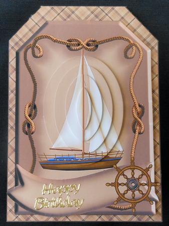 Sailing Tag Card by Michelle Chivers