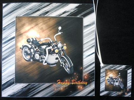 Motorcycle Topper by Michelle Chivers