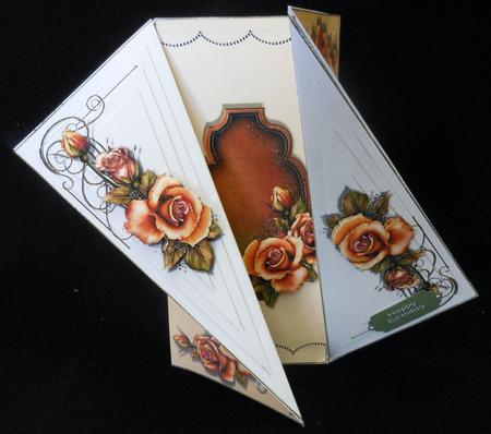 Peach Schnapps Off-set Gatefold Card Kit by Michelle Chivers