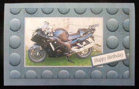Quick and Easy Biker Mat and Layer Card by Michelle Chivers