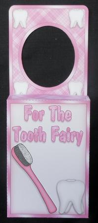 Pink Tooth Fairy Door Hanger Box by Michelle Chivers