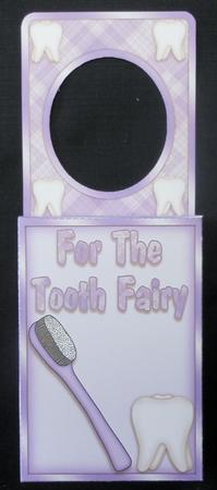 Purple Tooth Fairy Door Hanger Box by Michelle Chivers