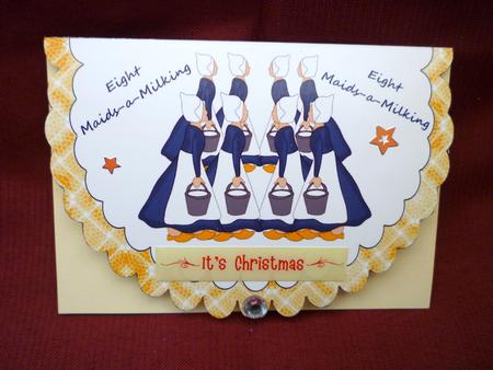 Eight Maids-a-milking by Michelle Chivers