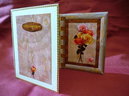 Say It with Roses Tri Fold by Michelle Chivers