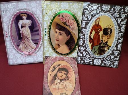 Vintage Ladies Oval by Michelle Chivers