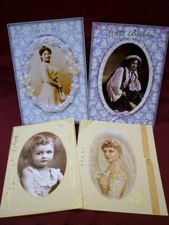 Vintage Ladies 4 Oval by Michelle Chivers