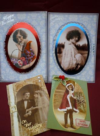 Vintage Ladies 2.oval by Michelle Chivers