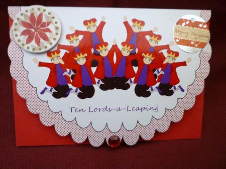 Ten Lords-a-leaping by Michelle Chivers