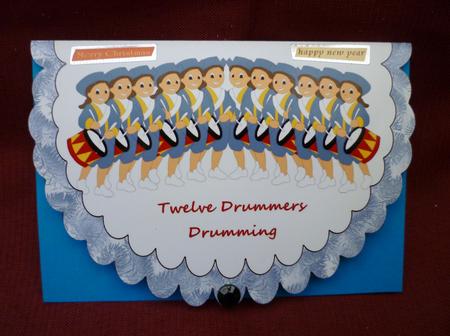 Twelve Drummers Drumming by Michelle Chivers
