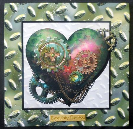 Metal Heart Steampunk Valentine - Male by Michelle Chivers