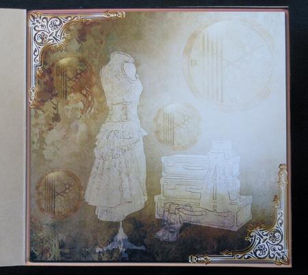 Steampunk Blank Insert by Michelle Chivers