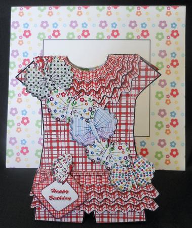 Butterfly Dress Card & Envelope by Michelle Chivers