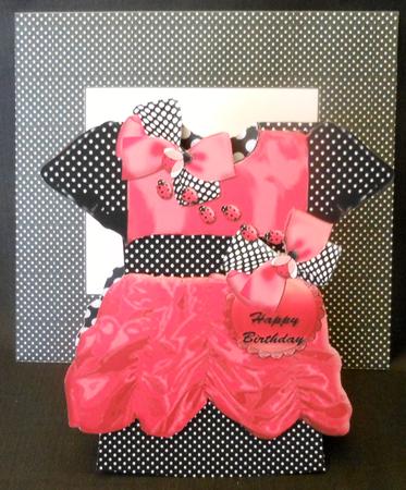 Lady Bug Dress Card & Envelope by Michelle Chivers
