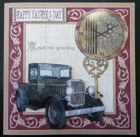 8 Inch Card Kit - Grungy Truck by Michelle Chivers