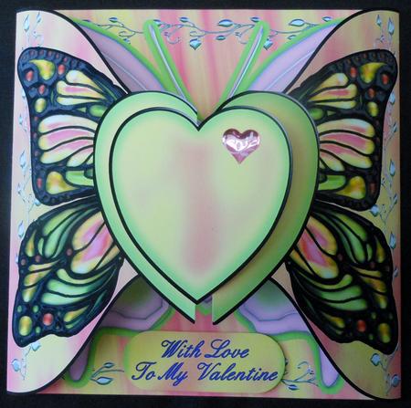 Butterfly Valentine Gatefold by Michelle Chivers