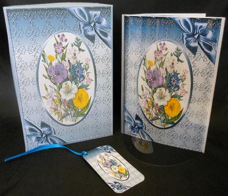 Spring Flowers Acetate Dome Card Kit by Michelle Chivers