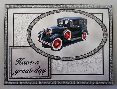 Old Car Quick Card by Michelle Chivers