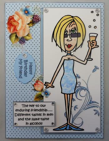 J.j Has an Enduring Friendship Quick Card by Michelle Chivers