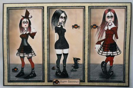 3 Little Mood Swing Goths by Michelle Chivers