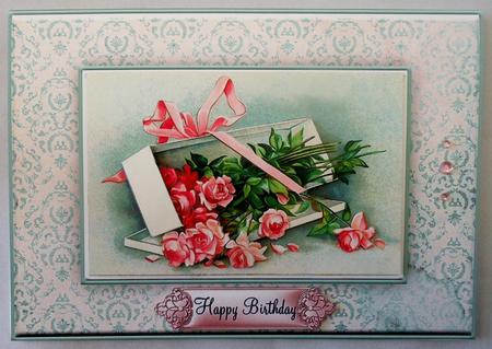 Box of Flowers Quick Card by Michelle Chivers