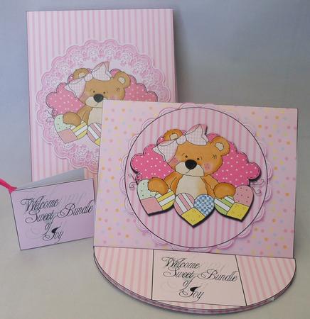 Bow Front Easel Kit - Sweet Stuffins Girl by Michelle Chivers