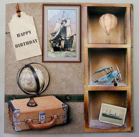 Dreams of Travel Male Mini Kit by Michelle Chivers