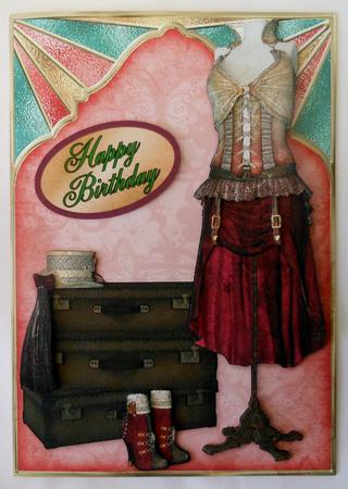 Steampunk Meets Deco Decoupage by Michelle Chivers