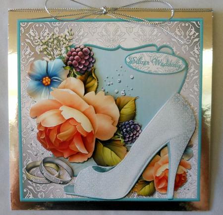 Wedding Card Mini Kit - Silver Wedding Anniversary by Michelle Chivers