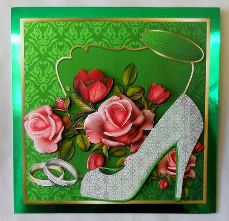 Wedding Card Mini Kit - Emerald Wedding Anniversary by Michelle Chivers