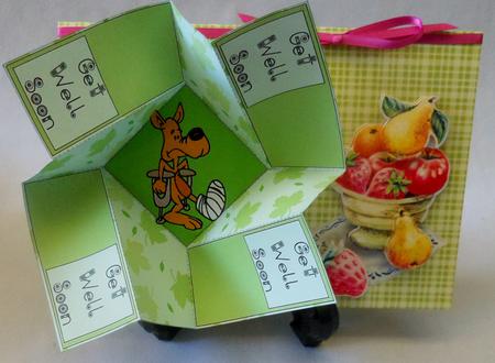 Twist Turn Topper - Get Well Soon Dog by Michelle Chivers