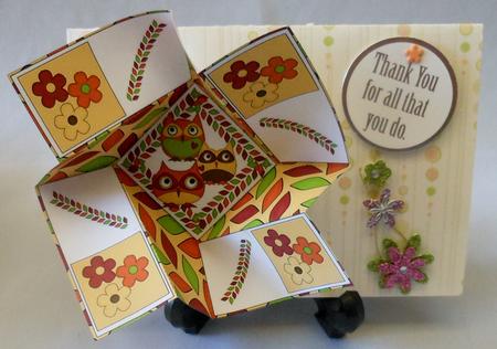 Twist Turn Topper - Owl Trio by Michelle Chivers