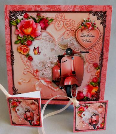 Dream Bike & Roses by Michelle Chivers