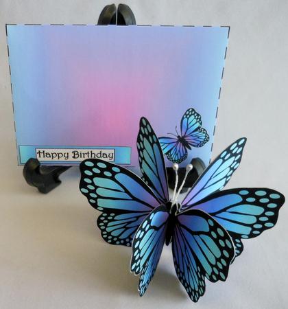 Mini 3D Butterfly (blue) Mini Kit by Michelle Chivers
