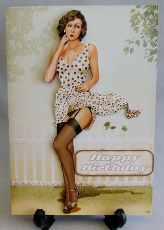 1950's Pin Up Girl Eva Grace (cream) by Michelle Chivers